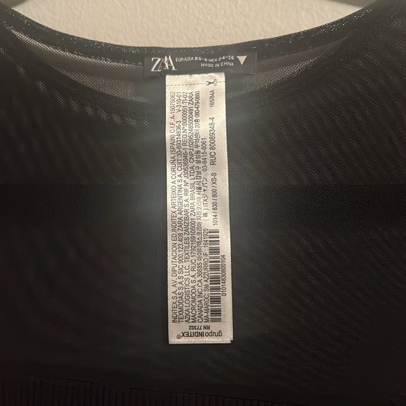 ⚡️Zara Crew neck mini black dress ling sleeves. #198 - Picture 3 of 8